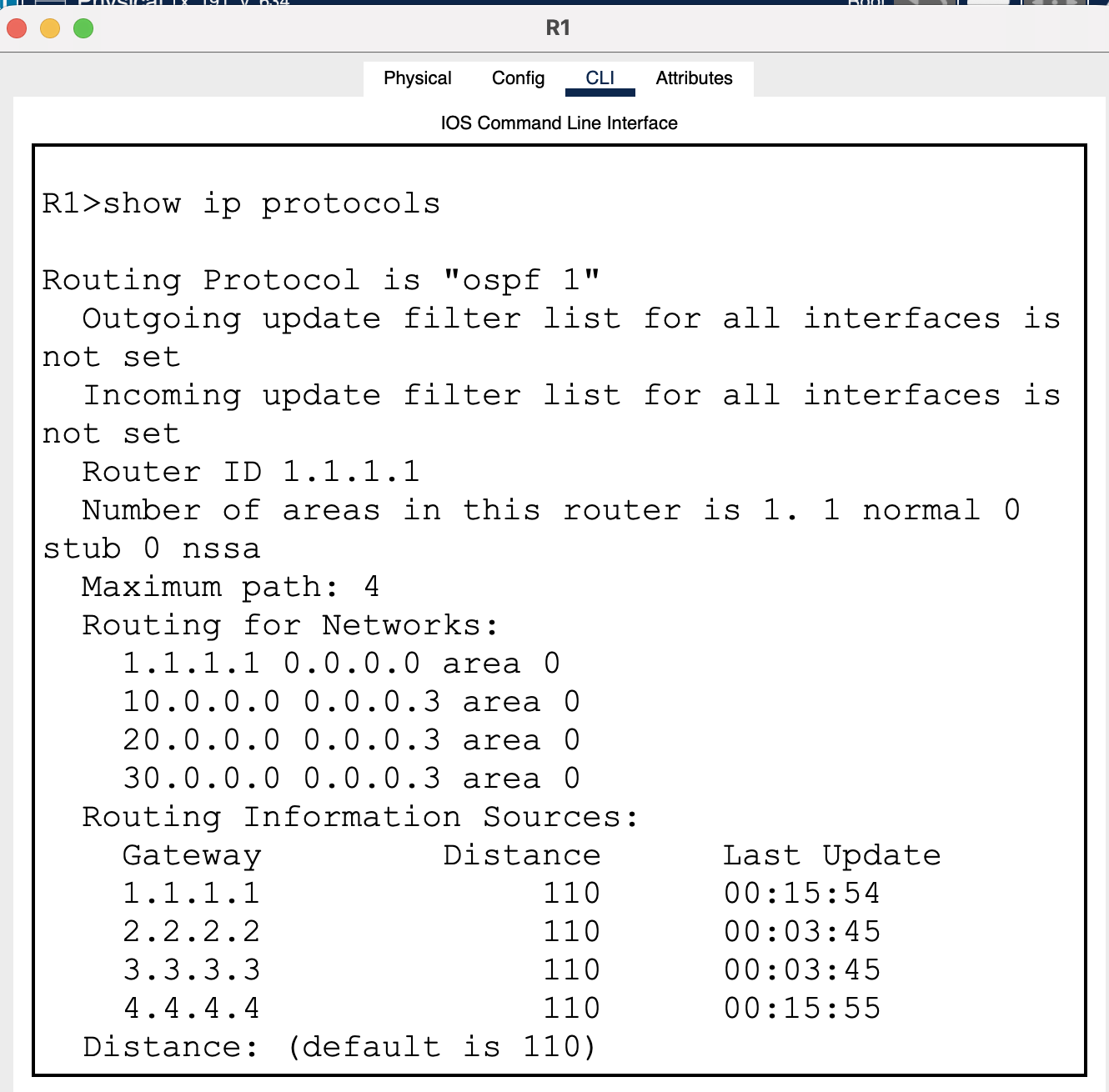 OSPF protocol detail