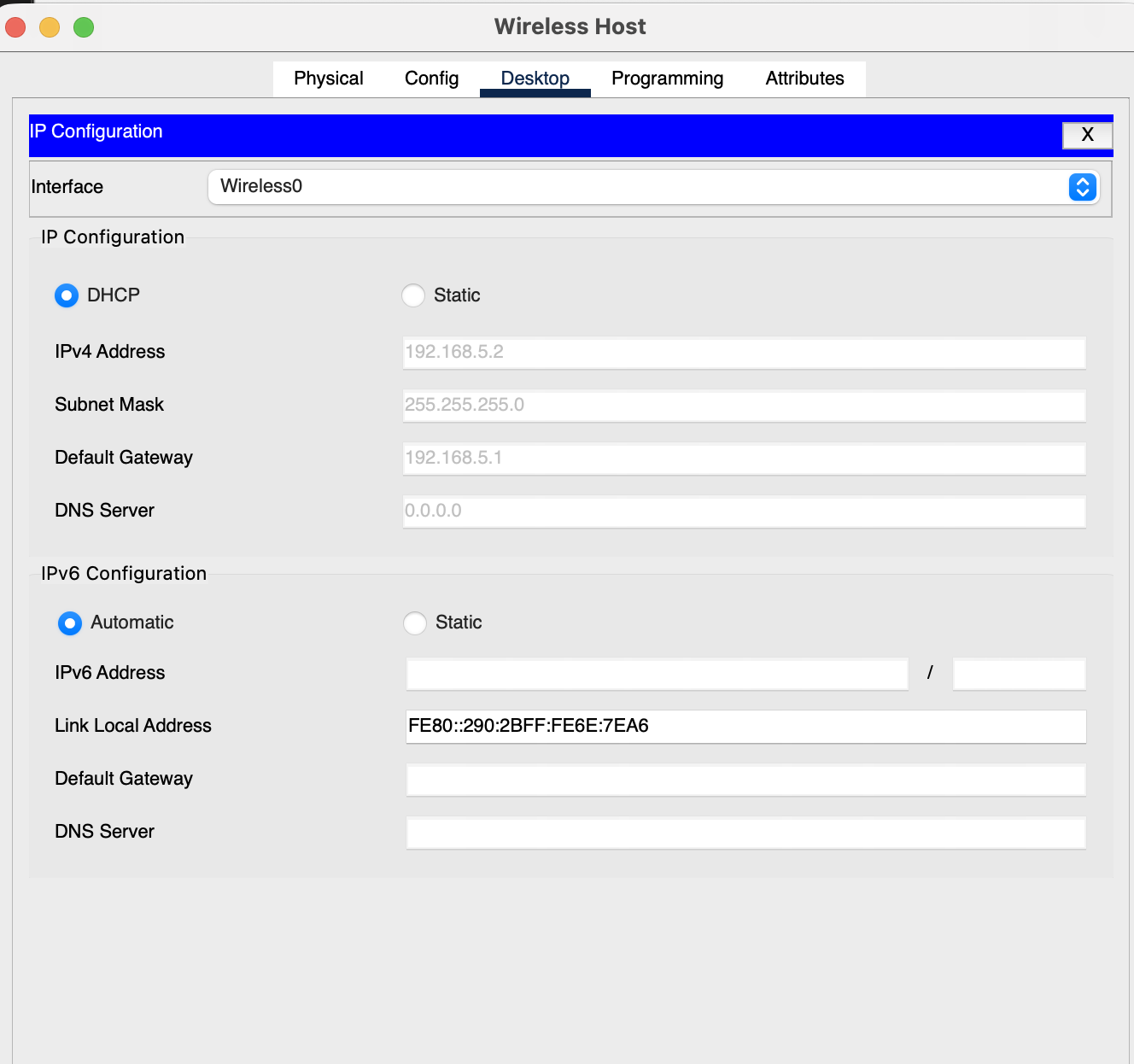 Wireless client DHCP lease